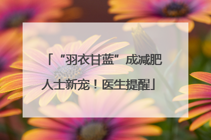“羽衣甘蓝”成减肥人士新宠！医生提醒