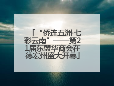 “侨连五洲·七彩云南”——第21届东盟华商会在德宏州盛大开幕