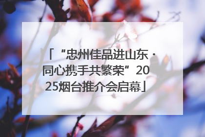 “忠州佳品进山东・同心携手共繁荣”2025烟台推介会启幕