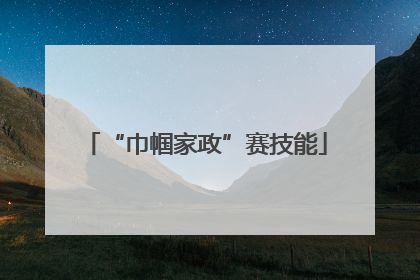 “巾帼家政”赛技能