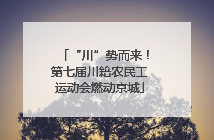 “川”势而来！第七届川籍农民工运动会燃动京城