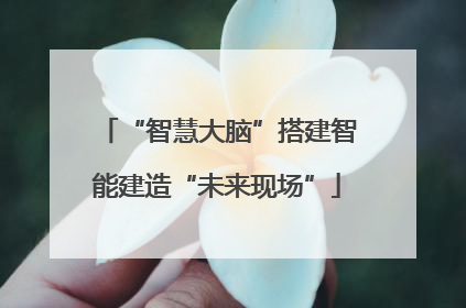 “智慧大脑”搭建智能建造“未来现场”