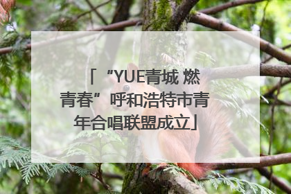 “YUE青城 燃青春”呼和浩特市青年合唱联盟成立