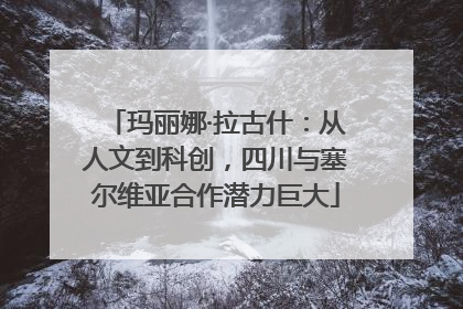 玛丽娜·拉古什：从人文到科创，四川与塞尔维亚合作潜力巨大