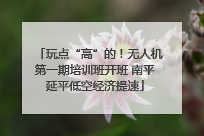 玩点“高”的！无人机第一期培训班开班 南平延平低空经济提速