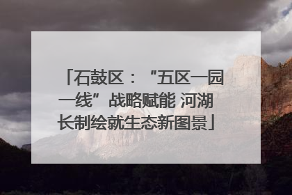 石鼓区：“五区一园一线”战略赋能 河湖长制绘就生态新图景