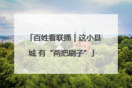 百姓看联播｜这小县城 有“两把刷子”