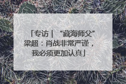 专访｜“藏海师父”梁超：肖战非常严谨，我必须更加认真
