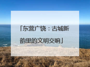 东营广饶：古城新韵里的文明交响
