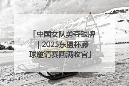 中国女队勇夺银牌｜2025东盟杯藤球邀请赛圆满收官