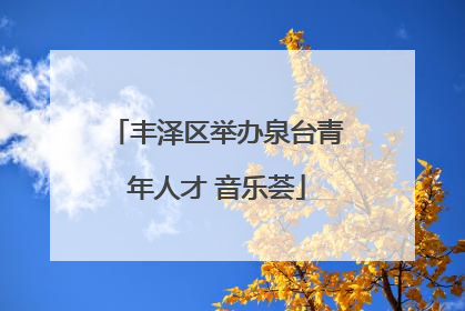 丰泽区举办泉台青年人才 音乐荟