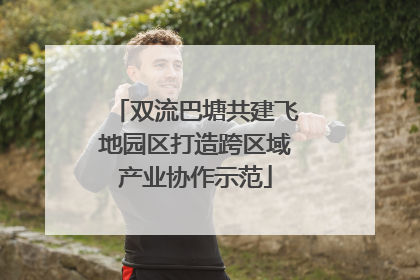 双流巴塘共建飞地园区打造跨区域产业协作示范