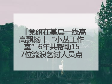 党旗在基层一线高高飘扬丨“小丛工作室”6年共帮助157位流浪乞讨人员点亮回家的灯