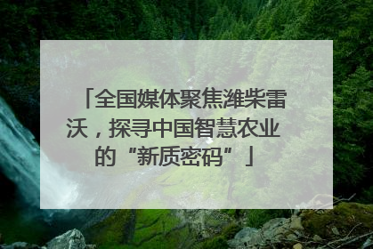 全国媒体聚焦潍柴雷沃，探寻中国智慧农业的“新质密码”