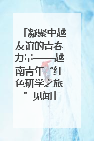 凝聚中越友谊的青春力量——越南青年“红色研学之旅”见闻