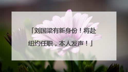 刘国梁有新身份！将赴纽约任职，本人发声！