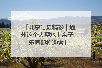 北京号最精彩｜通州这个大型水上亲子乐园即将迎客