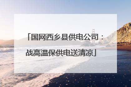 国网西乡县供电公司：战高温保供电送清凉