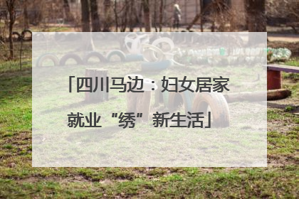 四川马边：妇女居家就业“绣”新生活