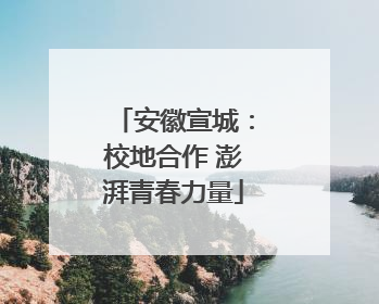 安徽宣城：校地合作 澎湃青春力量
