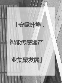 安徽蚌埠：智能传感器产业集聚发展