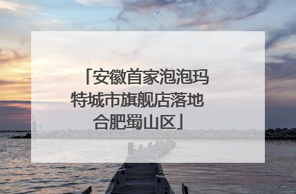 安徽首家泡泡玛特城市旗舰店落地合肥蜀山区