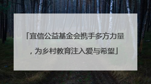 宜信公益基金会携手多方力量，为乡村教育注入爱与希望