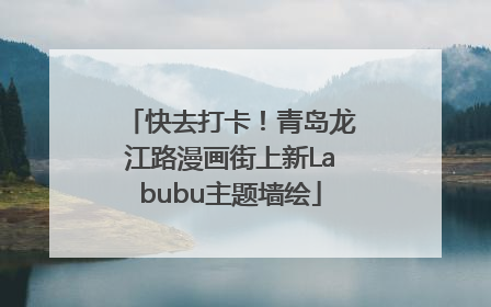 快去打卡！青岛龙江路漫画街上新Labubu主题墙绘