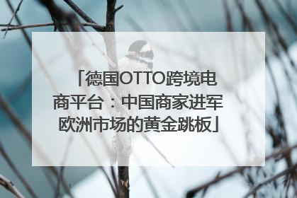 德国OTTO跨境电商平台：中国商家进军欧洲市场的黄金跳板