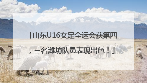 山东U16女足全运会获第四，三名潍坊队员表现出色！