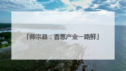 师宗县：香葱产业一路鲜