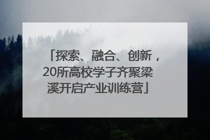 探索、融合、创新，20所高校学子齐聚梁溪开启产业训练营