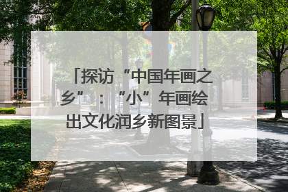 探访“中国年画之乡”：“小”年画绘出文化润乡新图景