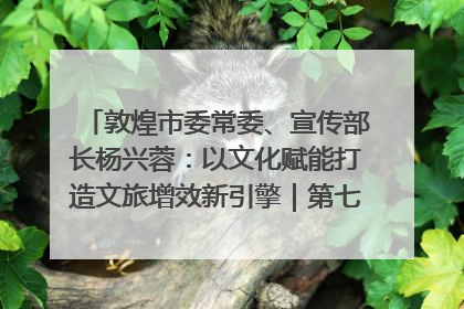 敦煌市委常委、宣传部长杨兴蓉：以文化赋能打造文旅增效新引擎｜第七届全国县域旅游研究成果发布系列活动
