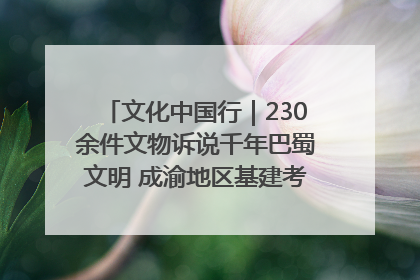 文化中国行｜230余件文物诉说千年巴蜀文明 成渝地区基建考古成果展开展