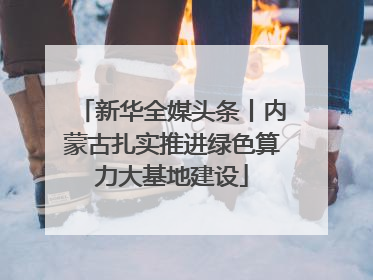 新华全媒头条丨内蒙古扎实推进绿色算力大基地建设
