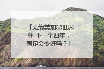 无缘美加墨世界杯 下一个四年，国足会变好吗？