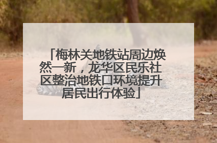 梅林关地铁站周边焕然一新，龙华区民乐社区整治地铁口环境提升居民出行体验
