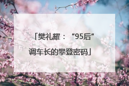 樊礼耀：“95后”调车长的攀登密码