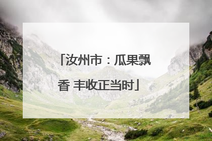 汝州市：瓜果飘香 丰收正当时