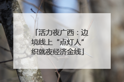 活力夜广西：边境线上“点灯人”织就夜经济金线