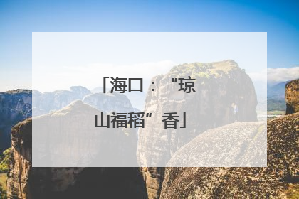 海口：“琼山福稻”香