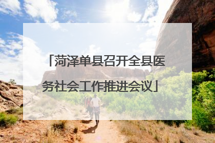 菏泽单县召开全县医务社会工作推进会议
