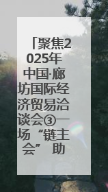 聚焦2025年中国·廊坊国际经济贸易洽谈会③一场“链主会” 助力厂商破圈发展