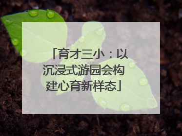 育才三小：以沉浸式游园会构建心育新样态