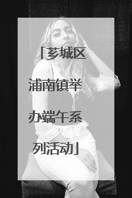 芗城区浦南镇举办端午系列活动