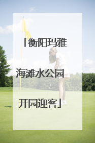 衡阳玛雅海滩水公园开园迎客