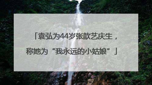 袁弘为44岁张歆艺庆生，称她为“我永远的小姑娘”