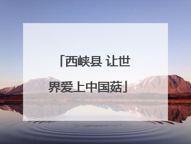 西峡县 让世界爱上中国菇