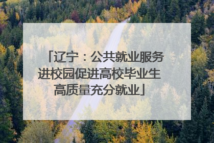 辽宁：公共就业服务进校园促进高校毕业生高质量充分就业